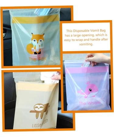 Healvian 60pcs Airplane Vomit Bag Assorted Puke Bags - Disposable Plastic Bags for Car & Outdoor Use - Buy Online on SooperMarket.com