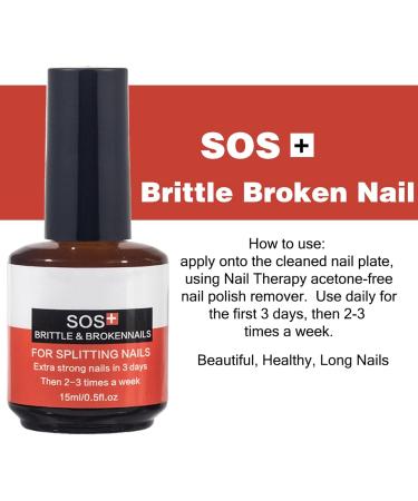 Broken & Brittle Nail Treatment - Multi-purpose Nail Strengthener - Strengthening Hardening Conditioner - Extreme Strength Nail Serum - Quick Help for Split Brittle and damaged Nails 15ML - Buy Online on SooperMarket.com