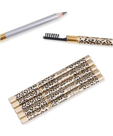 FOYTOKI 4 Pcs Long Lasting Eyebrow Pencils Eyebrow Pencil Dark Brown Black Eyebrow Pencil and Brush - Buy Online on SooperMarket.com