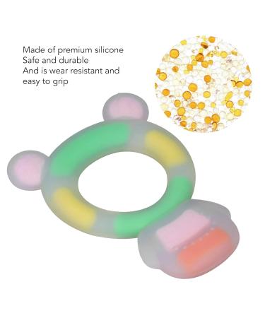 Baby Chew Toy - BPA Free Teether Soft Texture Cartoon Bear for 0-6 Months - Safe & Adorable (Pink) - Buy Online on SooperMarket.com