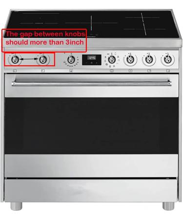 5PCS Gas Stove Knob Covers - Child Safety Transparent Guard w/ Strong Adhesive - Buy Online on SooperMarket.com
