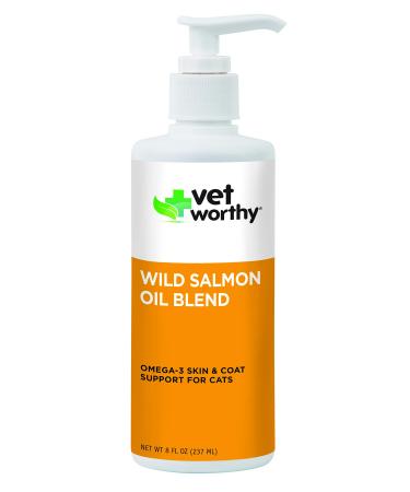 Vet Worthy Wild Alaskan Salmon Oil for Cats (8 oz)