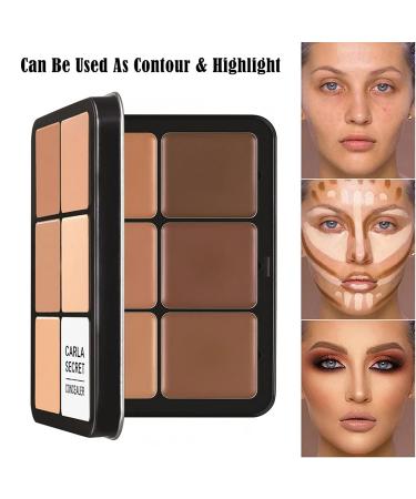 12 Color Correcting Concealer Palette for Full Coverage Makeup - Reduce Dark Circles, Acne & Blemishes - Buy Online on SooperMarket.com