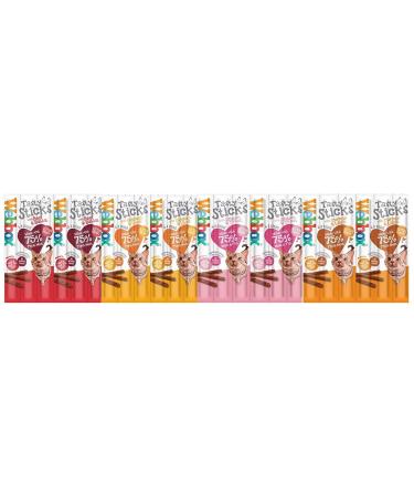 Webbox Cats Delight Tasty Sticks Chews Treats Variety Pack 12 x 6 (72 Sticks)