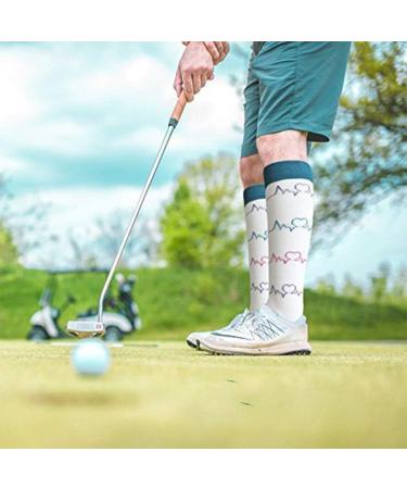 Buy Actinput 4 Pairs Compression Stockings for Men & Women - Colorful Support Socks for Sports Travel Cycling & More (Black S-M) - Buy Online on SooperMarket.com