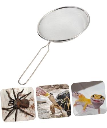 GANAZONO 3pcs Pet Sand Shovel Lizard Terrarium Fine Sand Sifter Reptile Litter Scoop Silver Stainless Steel 26x14cmx3pcs Silverx3pcs - Buy Online on SooperMarket.com
