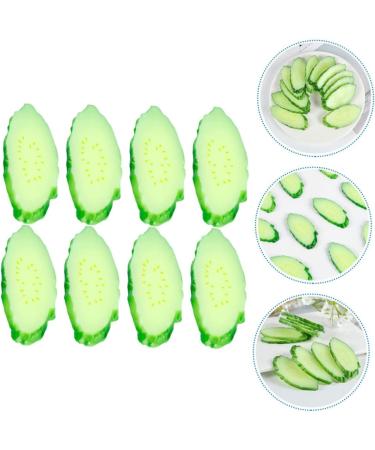 Alipis 40 Pcs Simulation Cucumber Slice Fake Vegetable Decorations Kids Artificial Lemons Lifelike Photo Props Kid Toy Greenery Decor Green Decorations Models Basket Pvc Child Food Play - Buy Online on SooperMarket.com