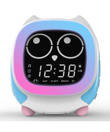 Itoma Addo children alarm clock sunrise/sunset simulation bedside lamp children watch children watch trainer white noise sleep noise wake up clock echs912-2