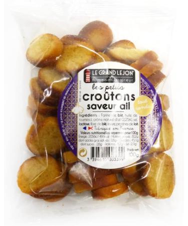 Le Grand Lejon Garlic Croutons 100g x 16 - Buy Online on SooperMarket.com
