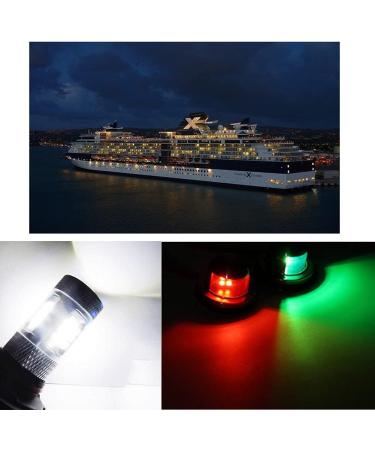 HONG 111 Marine LED Replacement Bulb Set - Super Bright 12V Boat Light Bulbs for Navigation, Anchor, Deck, Bow, Stern Lights (4PCS) - Buy Online on SooperMarket.com