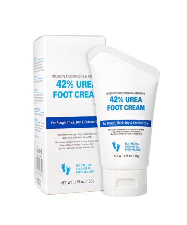 42% Urea Foot Cream 2% Acids Foot Cream For Cracked Heels And Dry Skin Foot Moisturiser Foot Cream For Hard Skin Urea Cream Soften Cracked Heel Cream Heel Balm For Foot And Body Care