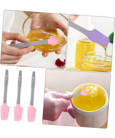 Professional 3-Piece Silicone Wax Spatula Set | Multifunctional Wax Applicators for Smooth Waxing | Healeved Wax Supplies - Buy Online on SooperMarket.com