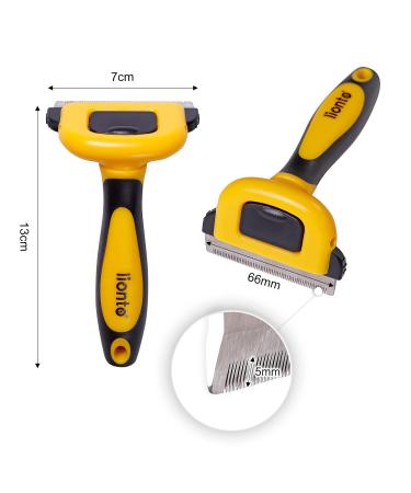 Premium LionTo Undercoat Brush for Dogs | Dog Grooming Comb & Narrow Undercoat Brush - Buy Online on SooperMarket.com