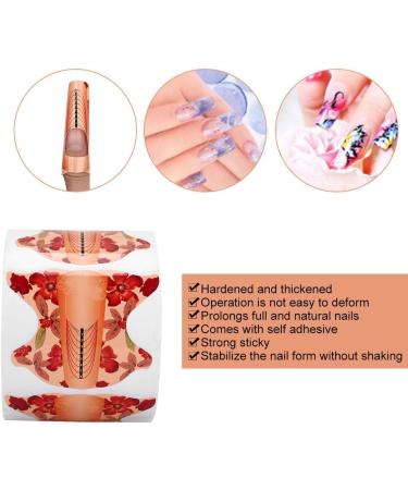 Long Nail Forms Self Adhesive Nail Art Extension Guide Home Salon - Buy Online on SooperMarket.com