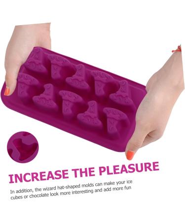 HOMSFOU 6 Pcs Silicone Chocolate Mold Silicone Baking Halloween Fondant Halloween Chocolate Polymer Clay Molds Jelly Molds Desserts Molds Bath Purple Silica Gel Tool Multifunction 21X11X2CMx3pcs Purplex3pcs - Buy Online on SooperMarket.com