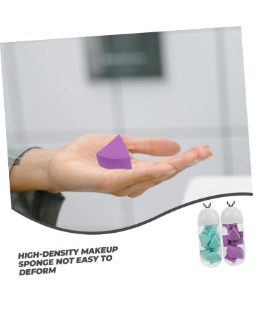 NOLITOY 2 Capsule Bottle Beauty Egg Makeup Sponges - Hydrophilic Polyurethane Blender for Flawless Foundation | International Shipping - Buy Online on SooperMarket.com