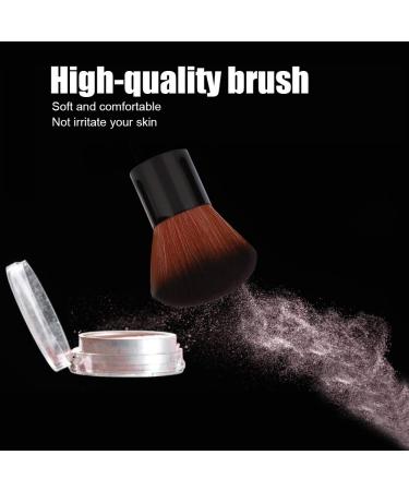 Portable Powder Brush for Flawless Makeup | Travel-Friendly Cosmetic Brush with Lid - Ideal for Blush & Primer - Buy Online on SooperMarket.com