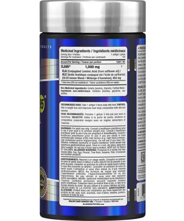ALLMAX Nutrition - CLA95 - Highest Purity CLA Yield - 150 Count 150-Count - Buy Online on SooperMarket.com