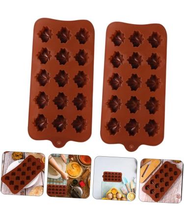 HOMSFOU 6 Pcs Maple Leaf Mold Thanksgiving Fondant Molds Chocolate Thankgiving Cake Mold Fall Candy Ice Jewlery Making Supplies Silicone Baking Mold Fudge Child Chewing Gum Silica Gel - Buy Online on SooperMarket.com
