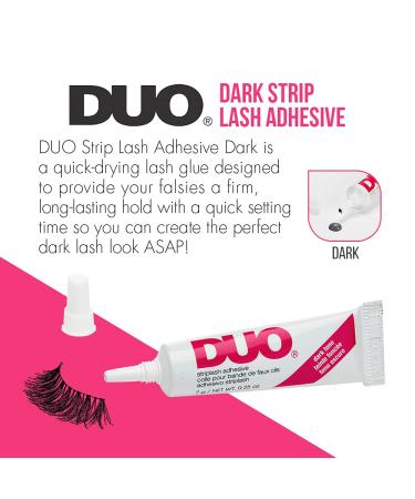 Duo Dark Tone Strip Eyelash Adhesive 2-Pack 0.25 oz - Long Lasting Adhesive for Strip Lashes - Buy Online on SooperMarket.com