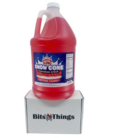 Carnival King Cotton Candy Snow Cone Syrup 128 Fl Oz (Pack of 1)