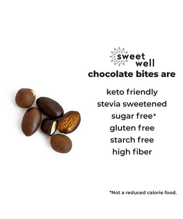 Sweetwell Low-Carb Keto-Friendly Snack Variety Pack - Sugar-Free Chocolate Bites Sweetened with Plant-Based Stevia - Healthy Treats (3-Pack) - Buy Online on SooperMarket.com