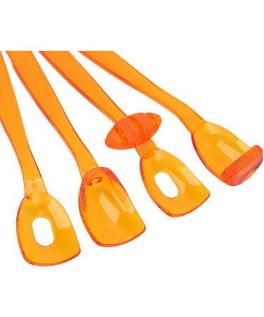 4-Piece Tongue Muscle Trainer Set - Portable Lip & Tongue Training Device for Kids | Language & Mouth Rehabilitation - Yellow - Buy Online on SooperMarket.com
