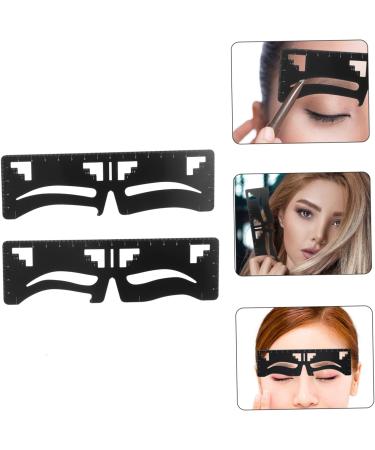 MAGICLULU 10 Pcs Eyebrow Ruler Female Eyebrow Makeup Stencil Makeup Tools Eyebrows Shaper Card Balance - Buy Online on SooperMarket.com