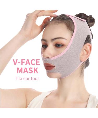 Face Sculpting Strap Face Slimming V Shaped Lifting Bands | Lift Bandage Double Chin Eliminator Reusable Breathable Adjustable Design for Face Neck - Buy Online on SooperMarket.com