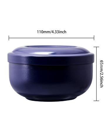Premium Stainless Steel Shaving Bowl with Lid - Washable Shaving Mug & Brush Holder for Men | Perfect for Wet Shaving - Buy Online on SooperMarket.com