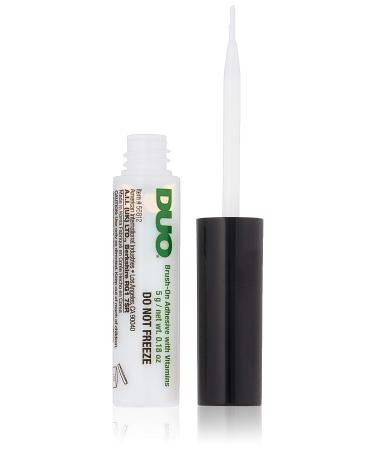 Duo Brush-On Striplash Adhesive White/Clear 0.18 Ounce (5.3ml) (2 Pack)