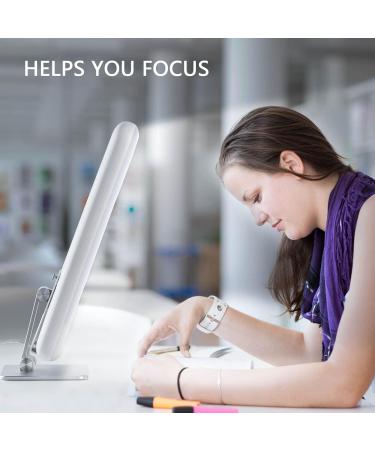 Large Light Therapy lamp Bright White 10000 lux 12 in High Illumination Wake-up Light Alarm Multiple Sets of White Noise - Buy Online on SooperMarket.com