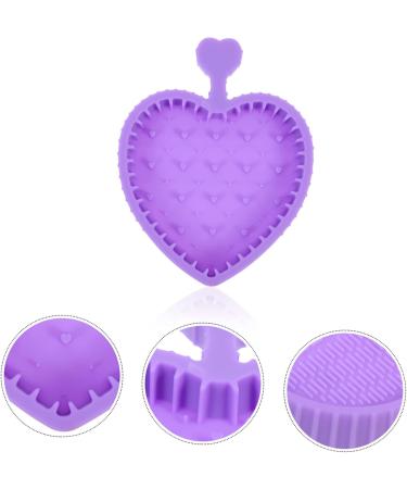 DRESSOOS Makeup Brush Cleaning Pad Gloves for Cleaning Beauty Brush Cleaning Bowl Cleaning Tools Cosmetic Limpiador De Brochas De Maquillaje Makeup Tools Cleaner Silica Gel Foldable Purple 12x9cm Purple - Buy Online on SooperMarket.com