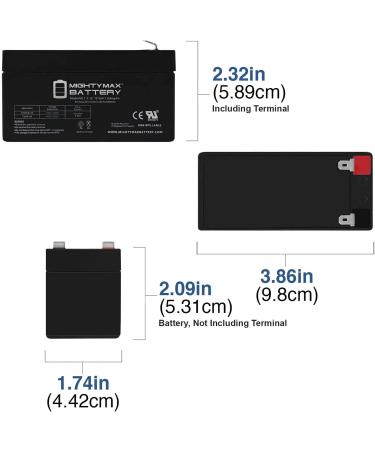 Mighty Max 12V 1.3Ah Replacement Battery for Mojo Flyway Feeder - International Shipping Available - Buy Online on SooperMarket.com