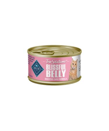 Blue Buffalo True Solutions Blissful Belly Natural Digestive Care Adult Dry Cat Food and Wet Cat Food, Chicken Wet Cat Food Chicken 3 Ounce (Pack of 24)