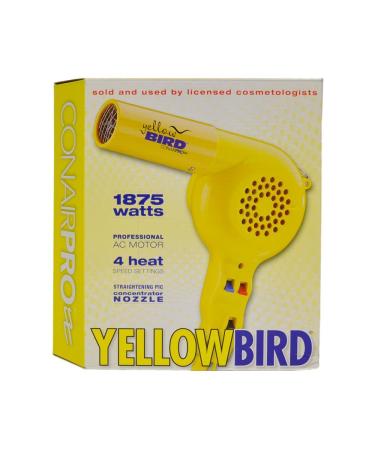 Conair Pro Yellow Bird Hair Dryer (Model: YB075W)