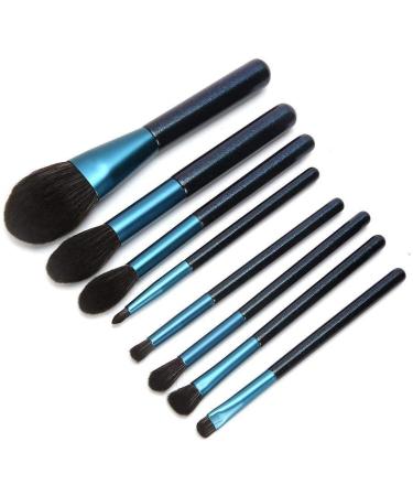Alupre 8pcs Eyeshadow & Blusher Brush Set - Portable Loose Powder Makeup Tools for Flawless Eyebrows & Cosmetics | International Shipping Available - Buy Online on SooperMarket.com