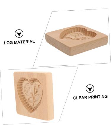 1pc Biscuit Mold Biscuits Embossing Baking Tool Creative Cookie Mold Biscuit Baking Mold Kitchen Cookie Mold Fondant Mold Kitchen Utensil Modeling Log Kitchen Supplies 10X10X2CM Rose - Buy Online on SooperMarket.com