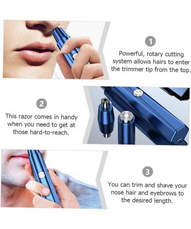 NOLITOY Nose Hair Trimmer & Mini Shaver Set for Men & Women - Face Razor & Epilator - International Shipping Available - Buy Online on SooperMarket.com