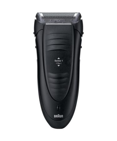 Braun Series 1 Men's Shaver Electric Shaver with Long Hair Trimmer Mains Operated Electric Shaver 170s Black
