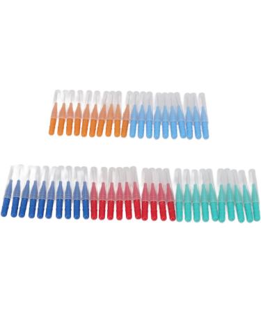 Akozon 50pcs Toothpicks & Interdental Brushes - Premium Oral Health Teeth Cleaning Tools for Fresh Breath & Dental Care - Buy Online on SooperMarket.com