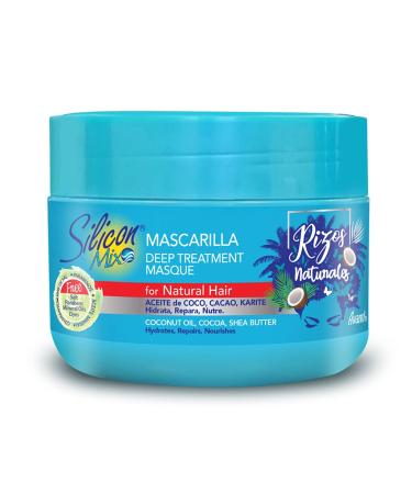 Silicon Mix Rizos Natural Hair Mask 225 g - Intensive Moisturising Hair Mask for Curly  Frizzy and Wavy Hair