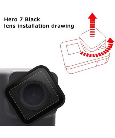 Glass Lens Replacement for Action Camera - Protect Your Lens with this Accessory Kit (Black) - Buy Online on SooperMarket.com
