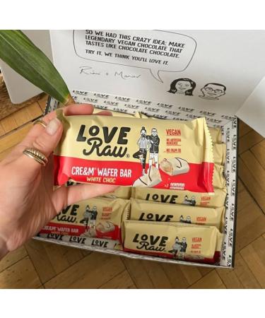 Love Raw Vegan White Chocolate Cream Wafer Bar 43g - Buy Online on SooperMarket.com