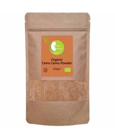 Organic Camu Camu Powder - Certified Organic - by Busy Beans Organic (250g) 250 g (Pack of 1)