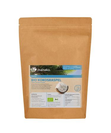 manako ORGANIC coconut flakes 500 g bag 500 g (1 pack)
