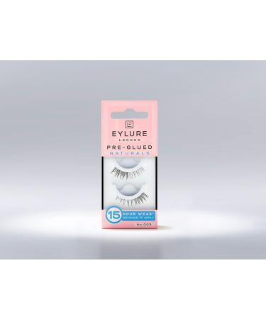 Eylure Pre-Glued False Eyelashes Naturals No. 003 - Easy to Apply Lashes for a Natural Look - Buy Online on SooperMarket.com