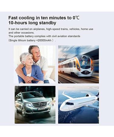 Mini Medicine Refrigerator Insulin Refrigerated Box for Travel LCD Display Portable Insulin Cooler for car 2-8 Thermostat Drug Reefer for Keeping Diabetes Drug Cooler About 8-10 Hours 1*Battery - Buy Online on SooperMarket.com