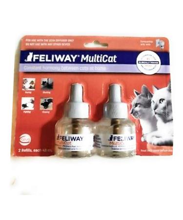 FELIWAY Multicat Diffuser Refill 2 Refills 48ml Each