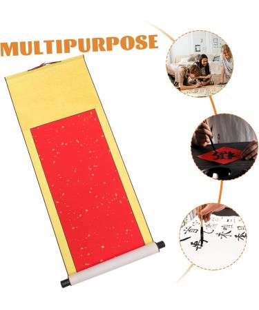 STOBOK Japanese Wall Art Aisle Rice A Wall Blank Home Decor Portable Hanging Antique Writing Paper Japanese Xuan Painting As Shown 1 3X47.4X183CM - Buy Online on SooperMarket.com